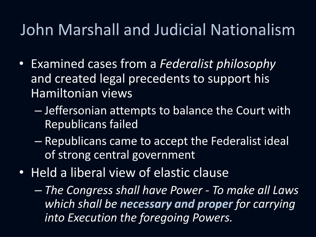 PPT - The Marshall Court PowerPoint Presentation, free download - ID ...