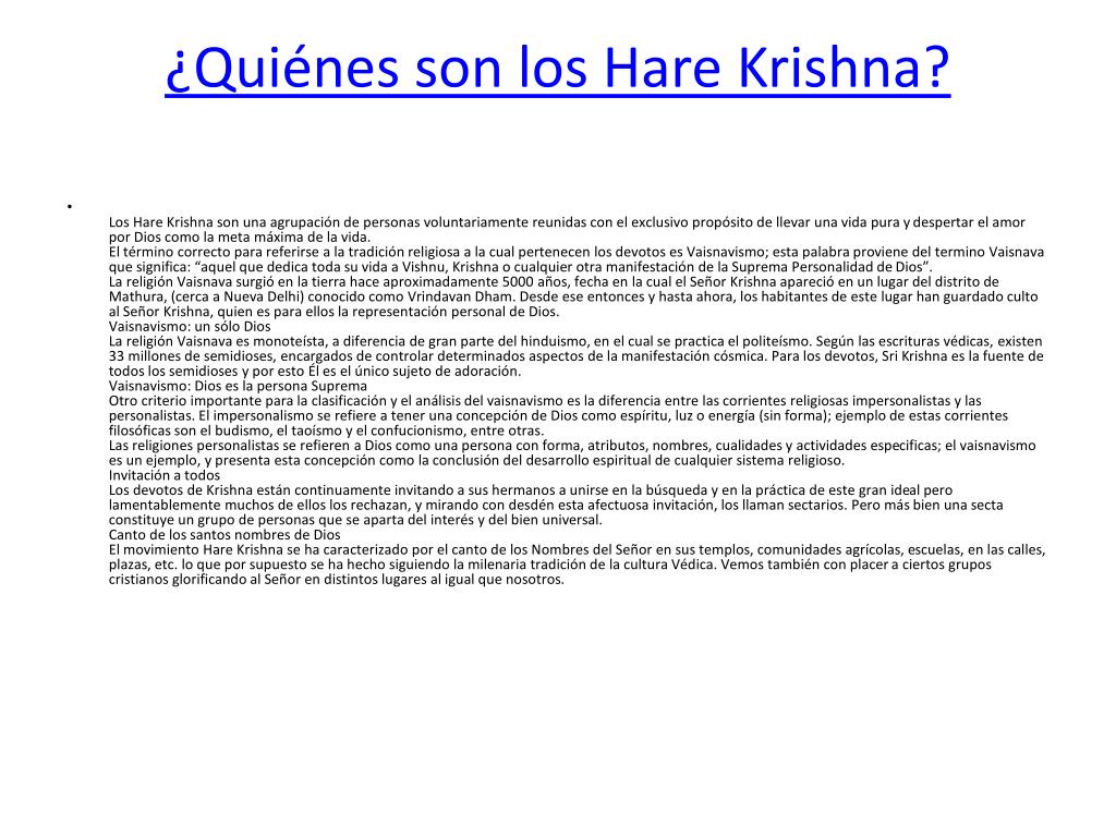 PPT - Hare krishna PowerPoint Presentation, free download - ID:1895629