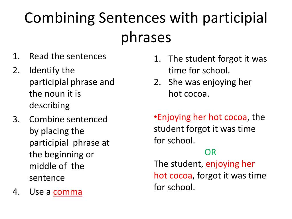 ppt-learning-objective-combine-short-sentences-with-participial-phrases-powerpoint