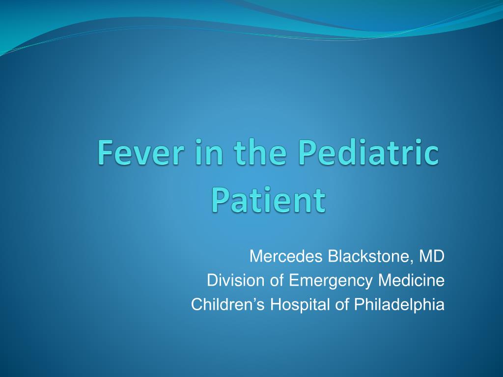 Fever in a Newborn  Children's Hospital of Philadelphia