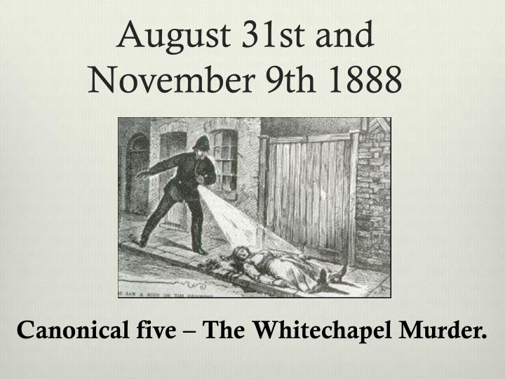 PPT - Jack the Ripper PowerPoint Presentation - ID:1900279