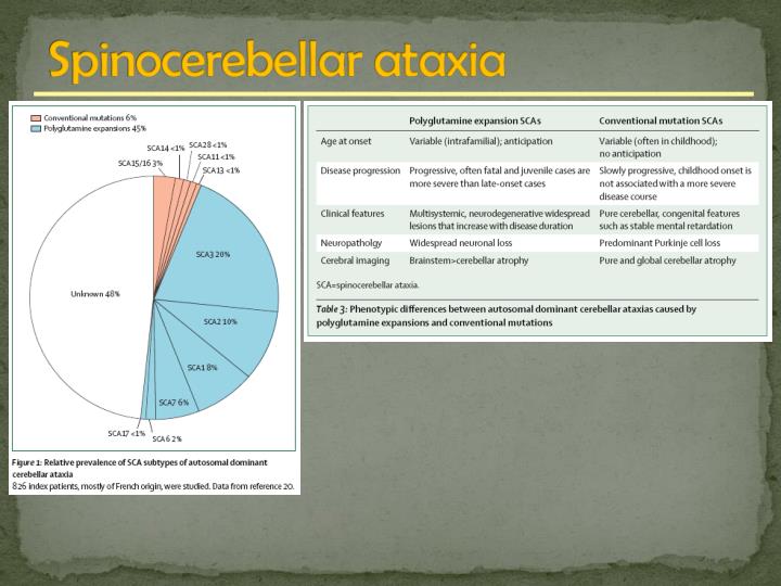 spinocerebellar ataxia type 3