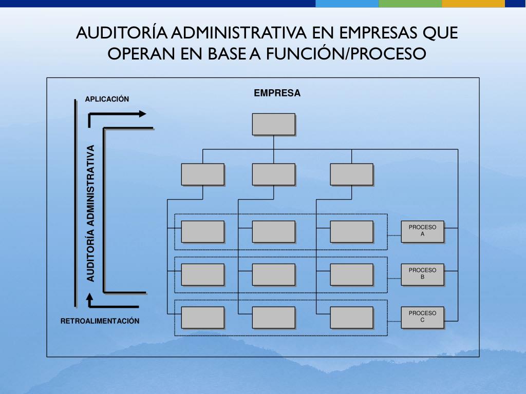 PPT - UBICACIÓN DE LA AUDITORIA ADMINISTRATIVA EN EL PROCESO