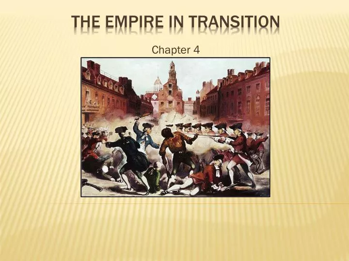 chapter 4 the empire in transition chapter 4 the empire in transition