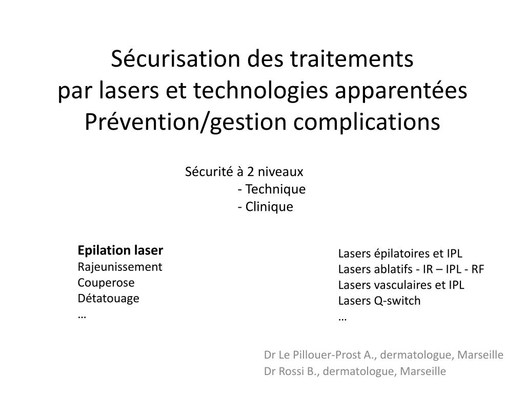 PPT - Dr Le Pillouer -Prost A., dermatologue, Marseille Dr Rossi B.,  dermatologue, Marseille PowerPoint Presentation - ID:1901923