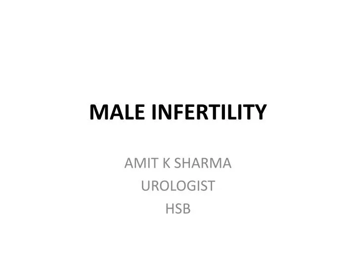 male infertility n.