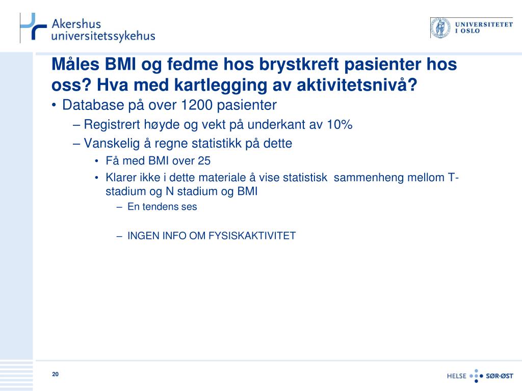 PPT - Fysisk Aktivitet Og Kreft PowerPoint Presentation, Free Download ...