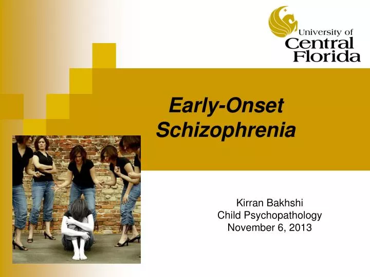 early onset schizophrenia case study