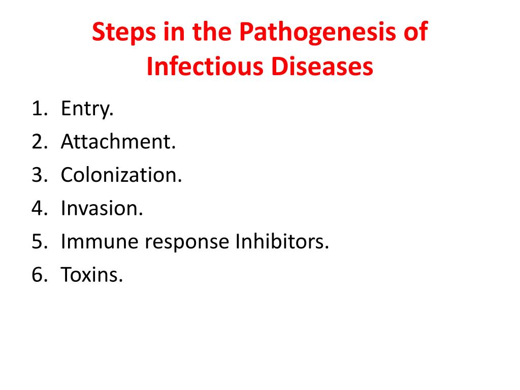Ppt Pathogenesis Of Infectious Diseases Powerpoint Presentation Free