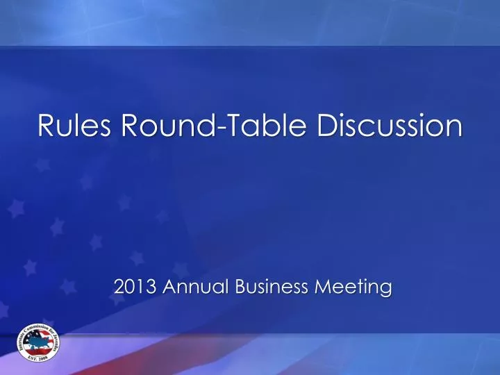 Ppt Rules Round Table Discussion, Rules For Round Table Discussion