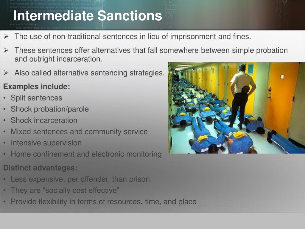 cons of intermediate sanctions