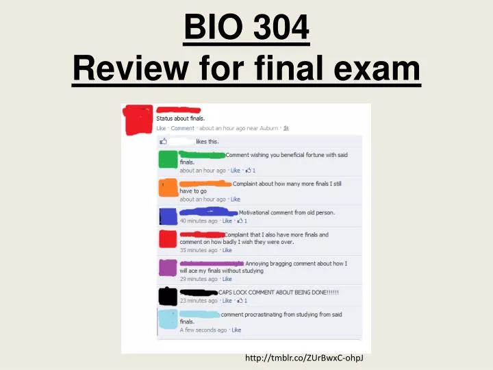bio 304 review for final exam n.