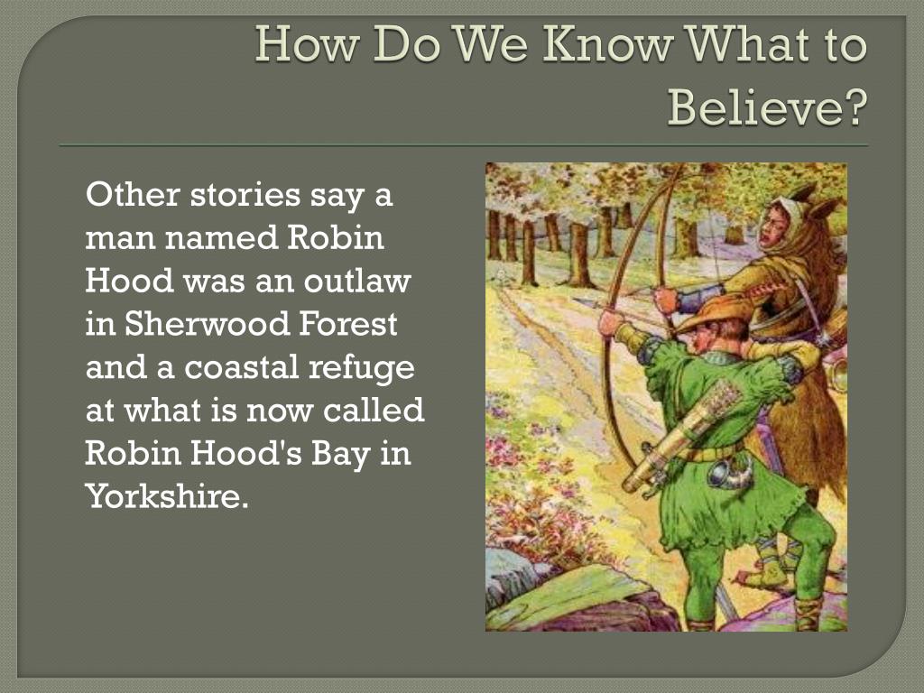PPT - Robin Hood: Fact or Fiction? PowerPoint Presentation, free download -  ID:1903633
