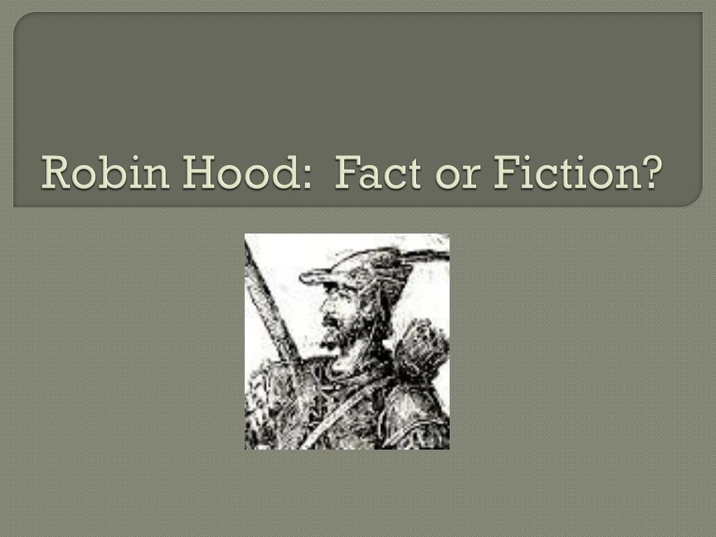 was robin hood real or fictional