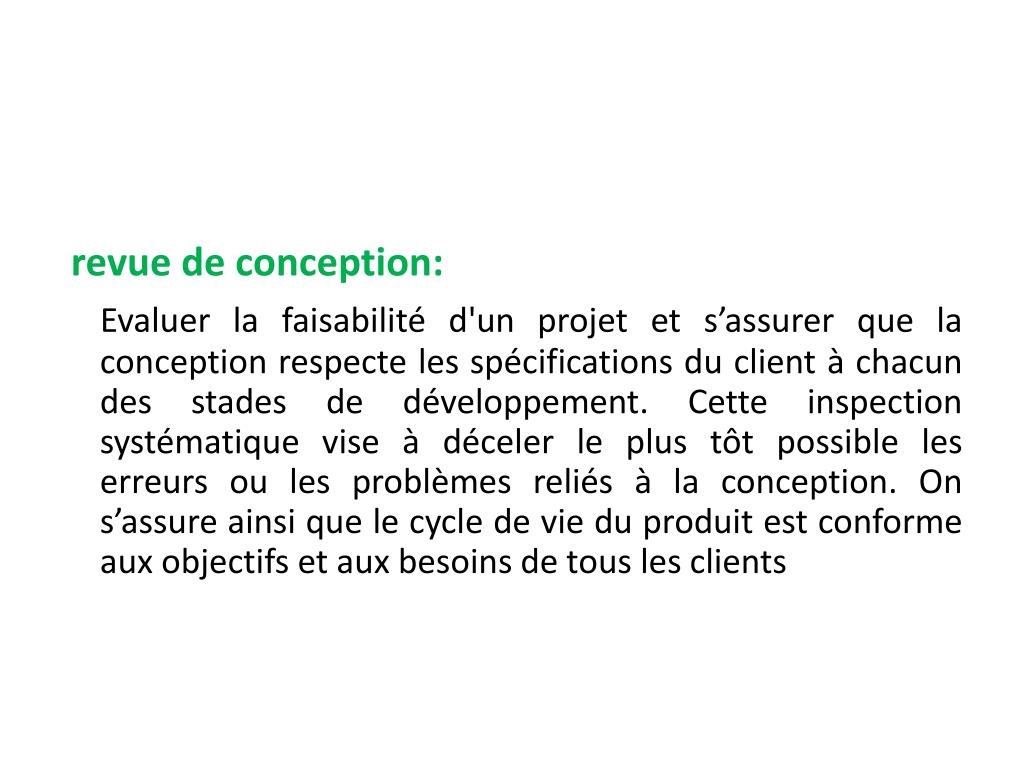 PPT - La revue de projet PowerPoint Presentation, free download - ID