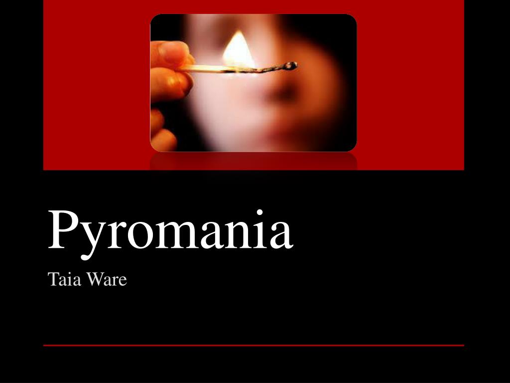 pyromania disorder