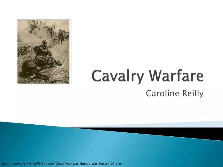 cavalry warfare n.