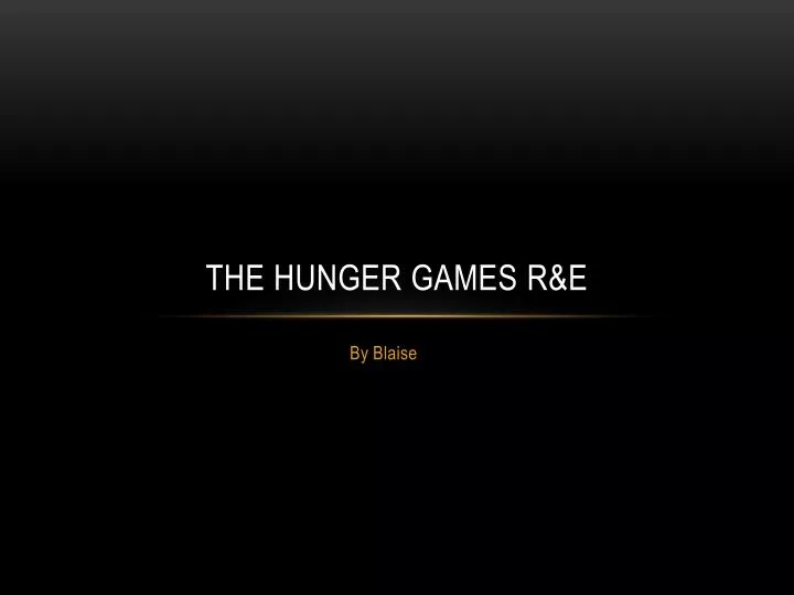 the hunger games r e n.
