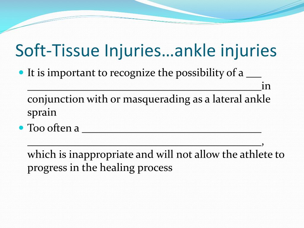 PPT - Injuries to the Lower Leg, Ankle, and Foot PowerPoint ...