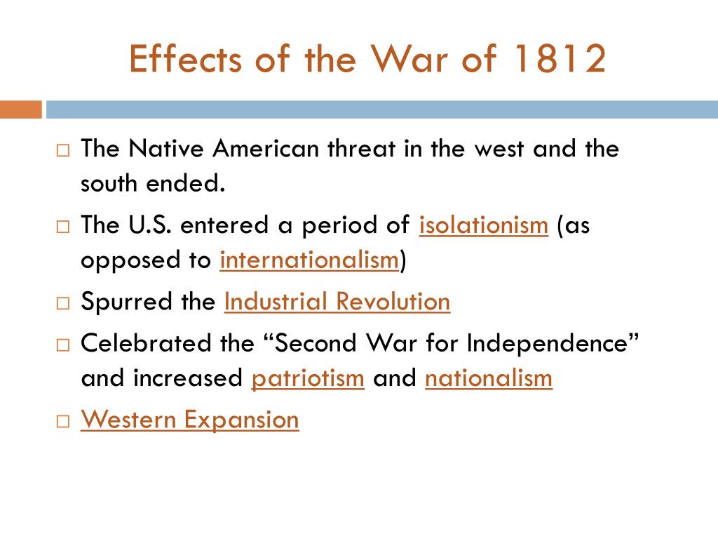 causes and effects of the war of 1812 essay