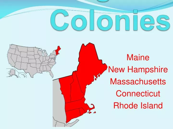 new england colonies presentation