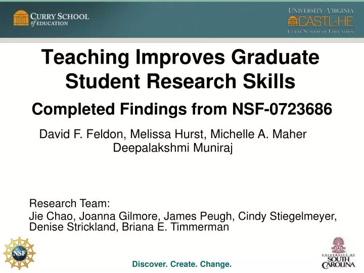 graduate student research skills