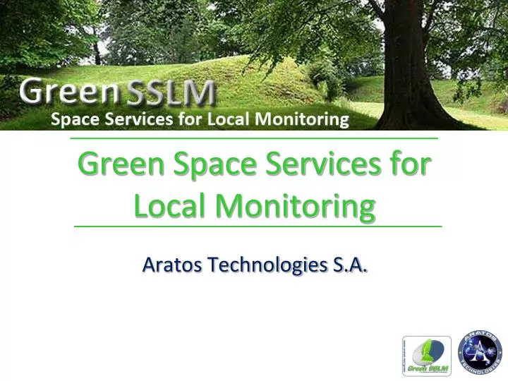 green space services for local monitoring n.