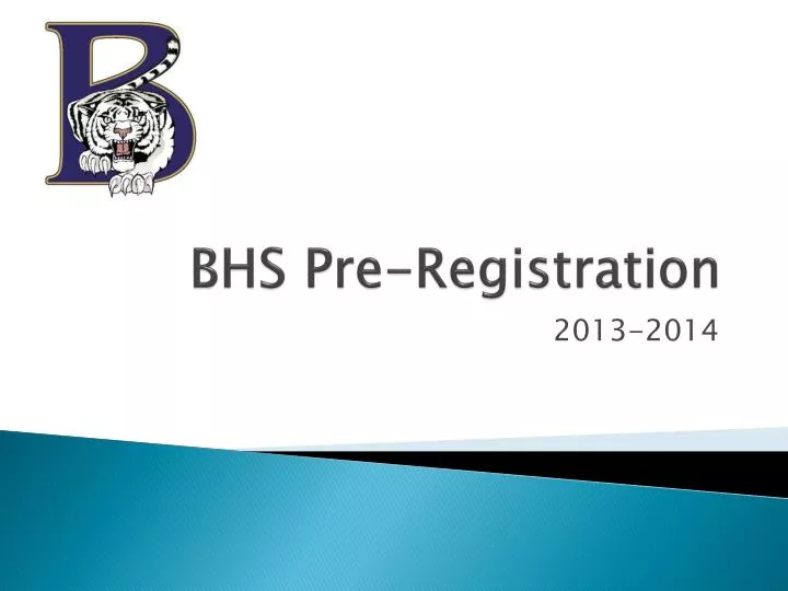 bhs pre registration n.