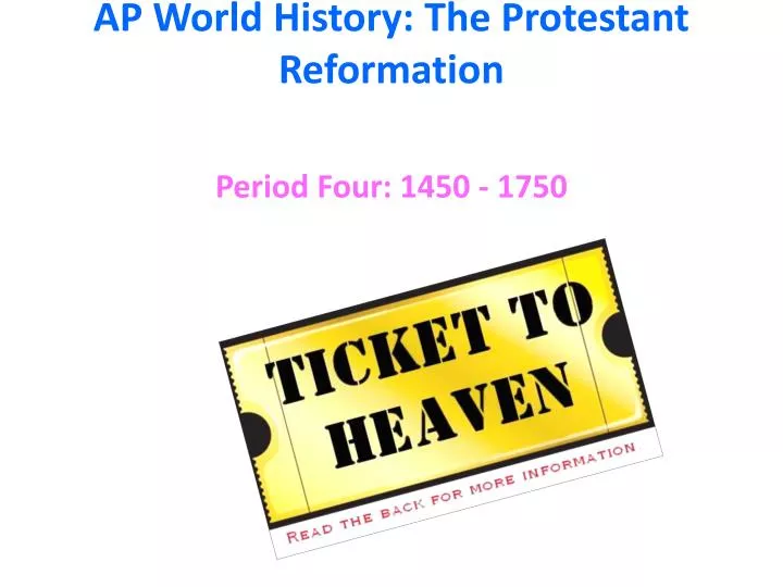 world history reformation The reformation was the religious revolution that took place in the western church in the 16th century its greatest leaders were martin luther and john calvin having far-reaching political, economic and social effects, the reformation became the basis for the founding of protestantism, one of the three major branches of christianity. world history reformation The reformation was the religious revolution that took place in the western church in the 16th century its greatest leaders were martin luther and john calvin having far-reaching political, economic and social effects, the reformation became the basis for the founding of protestantism, one of the three major branches of christianity.