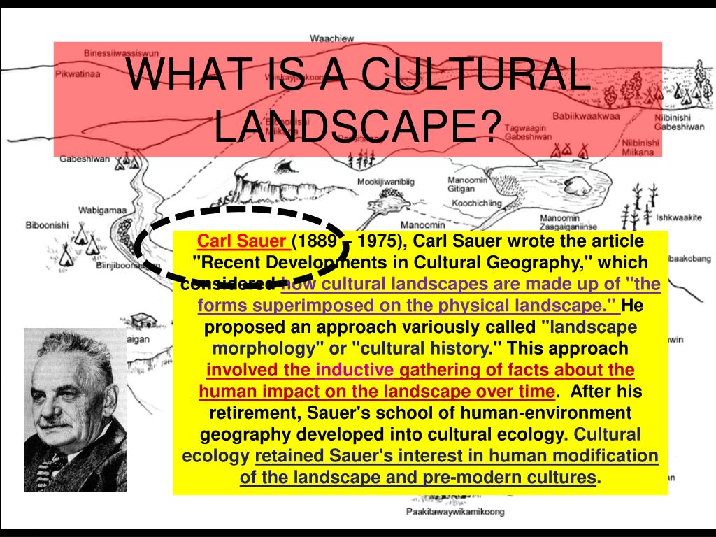 cultural landscape human geography