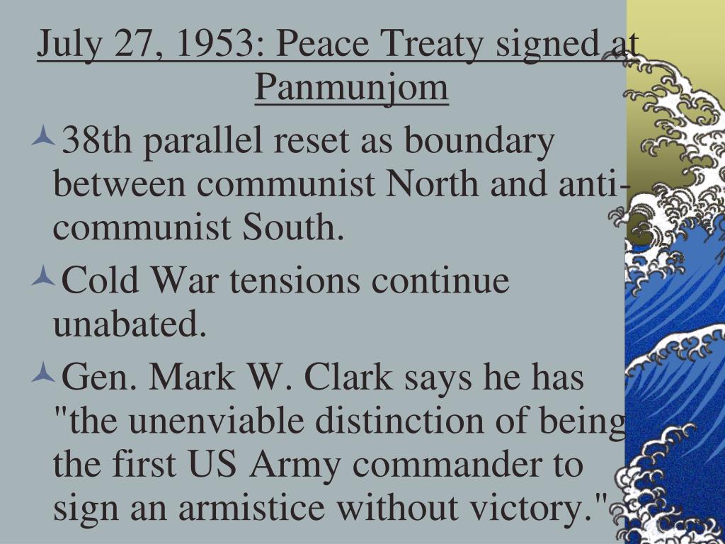 PPT - The Korean War June 25th, 1950 - July 27th, 1953 PowerPoint ...
