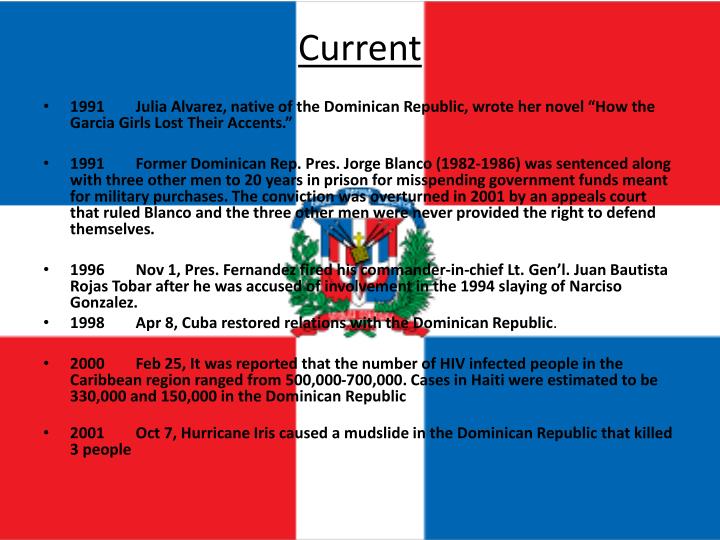 PPT Dominican Republic Timeline PowerPoint Presentation ID1909369