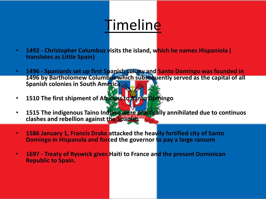 Ppt Dominican Republic Timeline Powerpoint Presentation Free Download Id 1909369