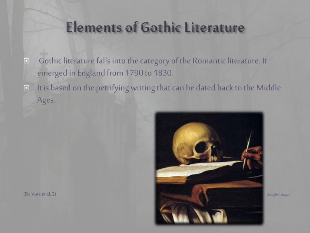 gothic literature thesis