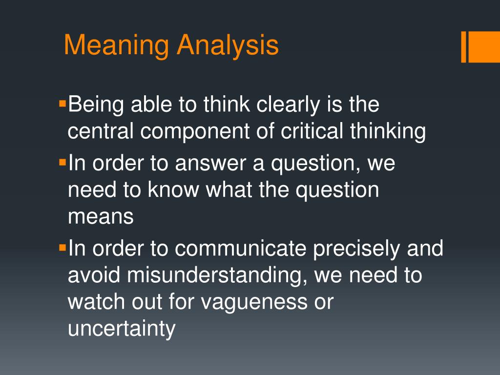 Analyze Definition & Meaning