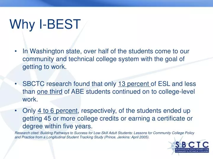 Why Recommended PPT - Why I-BEST PowerPoint Presentation, free download - ID:1910110