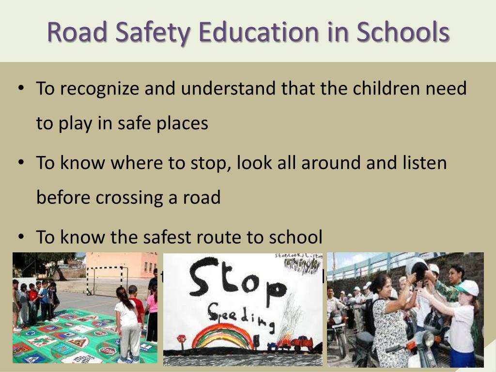 Crossing the Road  Road Safety PPT For School Students