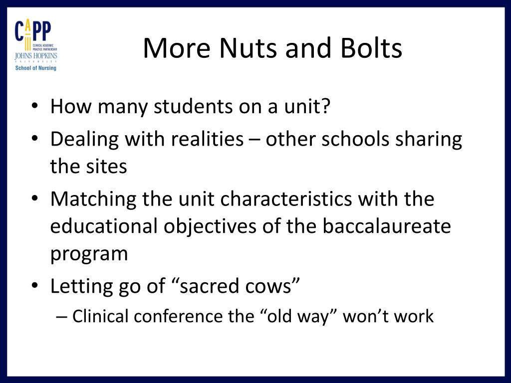 PPT Preparing Nursing Leaders Curriculum of a Clinical