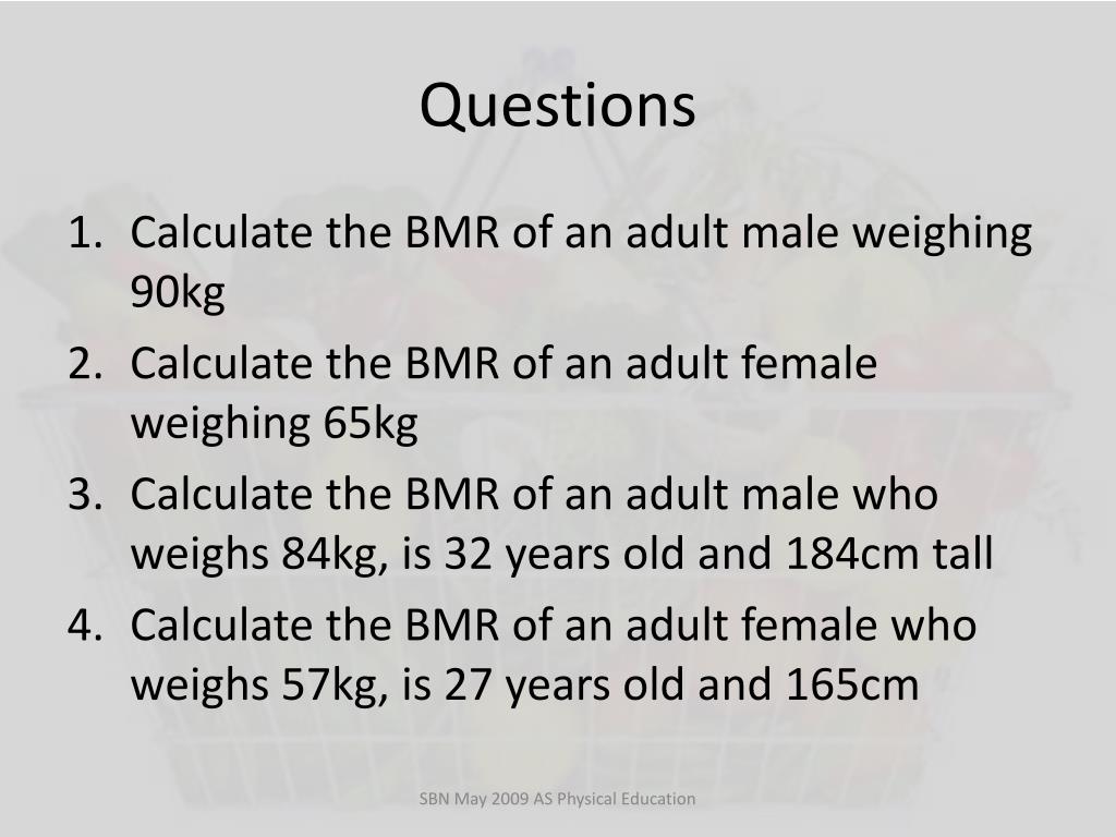 bmr formula for women bmr formula for women