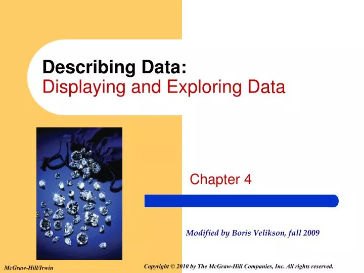 PPT - Describing Data: Displaying and Exploring Data PowerPoint ...
