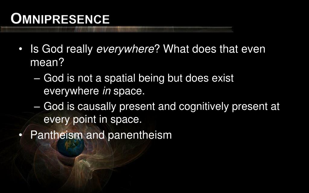 omnipresence of god definition omnipresence of god definition