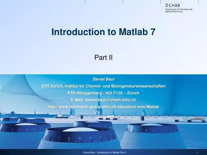 PPT - Introduction to Matlab 7 PowerPoint Presentation, free download ...