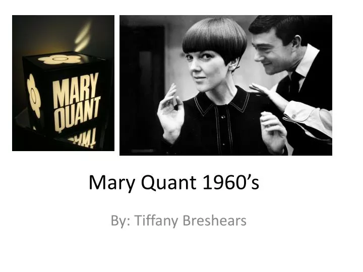 mary quant 1960 s n.