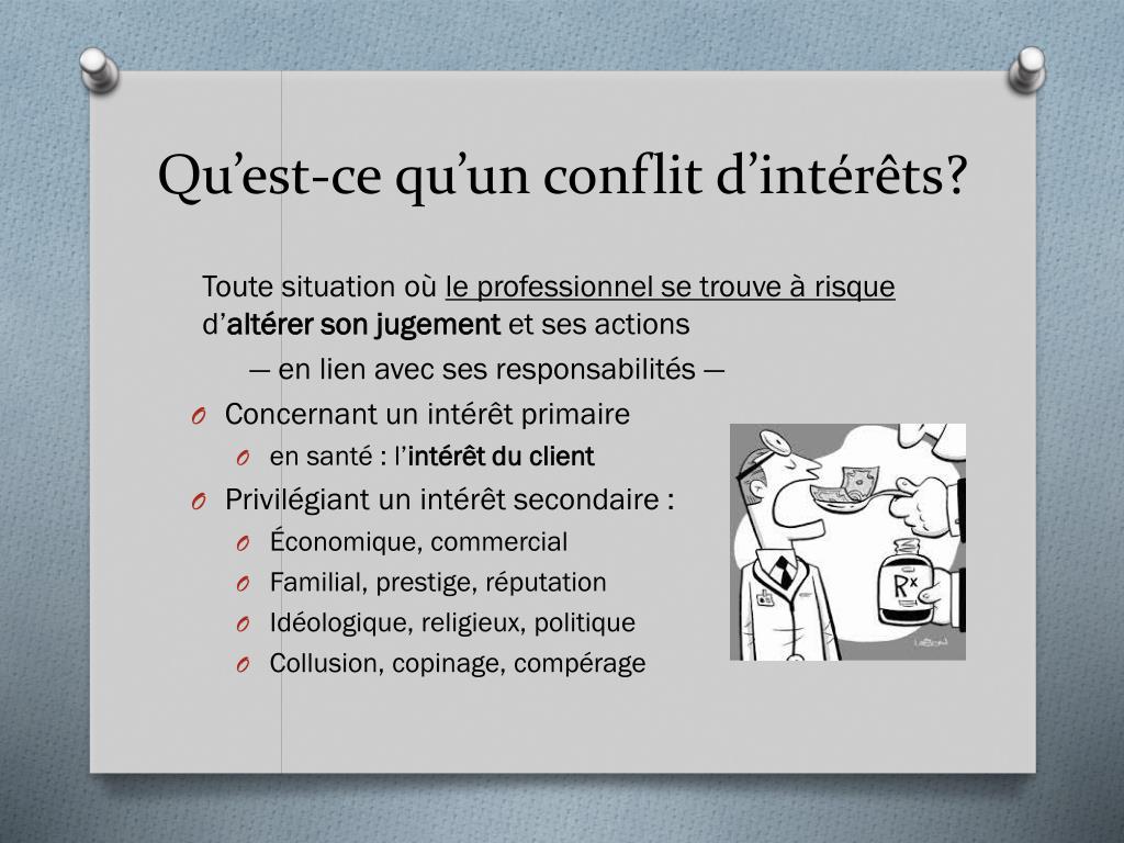 Liens d'intérêt des médecins