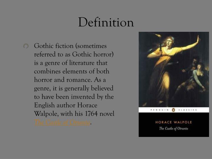 traditional gothic literature definition traditional gothic literature definition