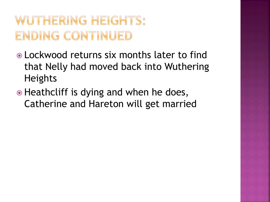 PPT - Wuthering Heights and The Haunting of hill house PowerPoint