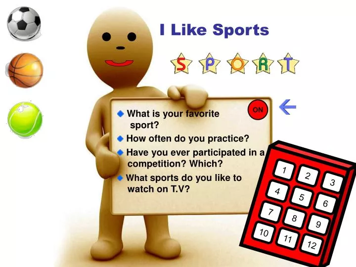 presentation about favorite sports