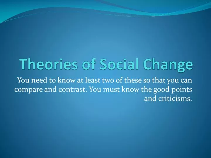 Single Theory In Social Work