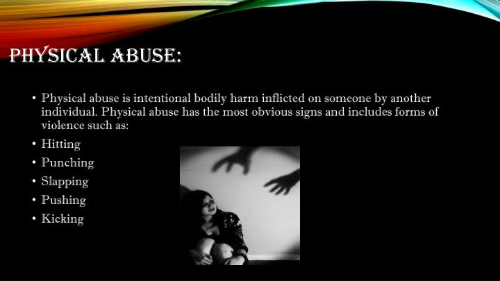 what is the definition of physical abuse in a relationship