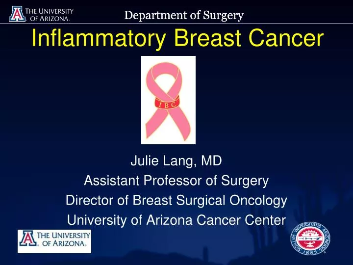inflammatory breast cancer n.